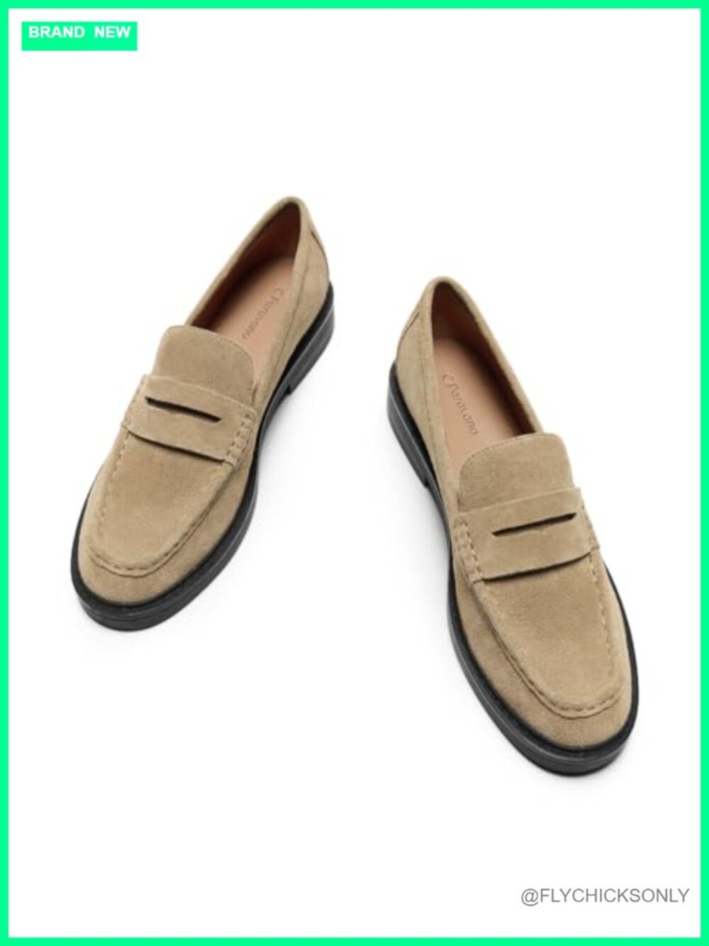 Genuine Leather Penny Loafers Womens Walking Mocc